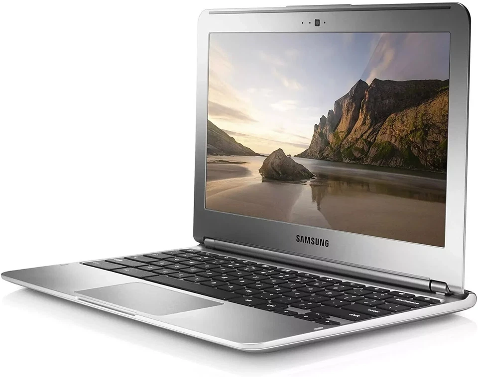 Samsung Chromebook 11.6" Silver Laptop 2GB RAM 16GB SSD USB WiFi Chrome OS - Image 3 of 4
