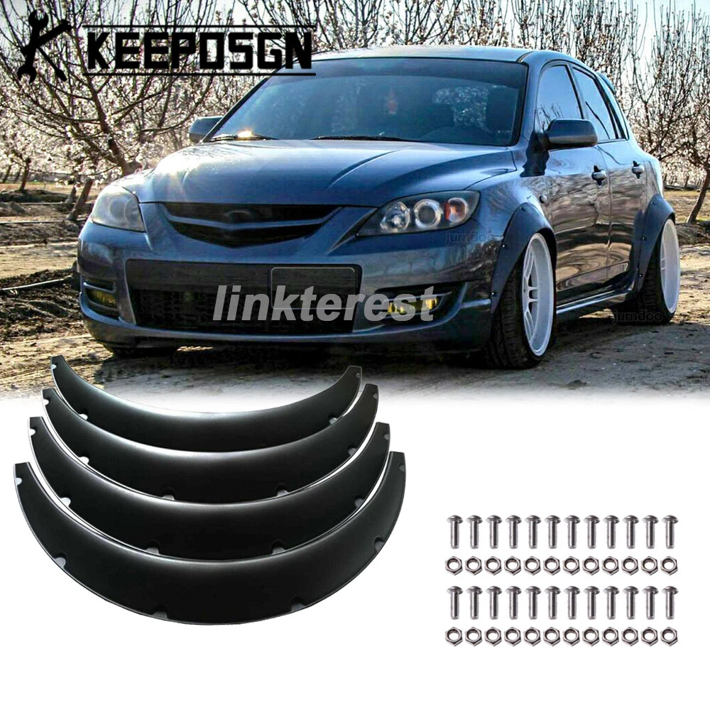 For Mazda 3 5 6 323 626 929 Fender Flares Body Wide Extra Wheel