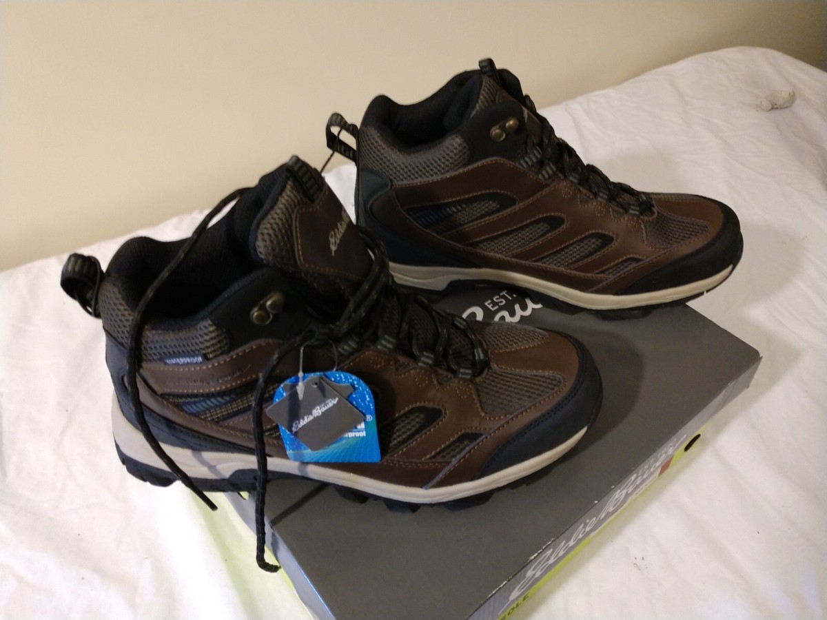 Eddie Bauer Mens Graham Hiking BOOTS Shoes Leather 