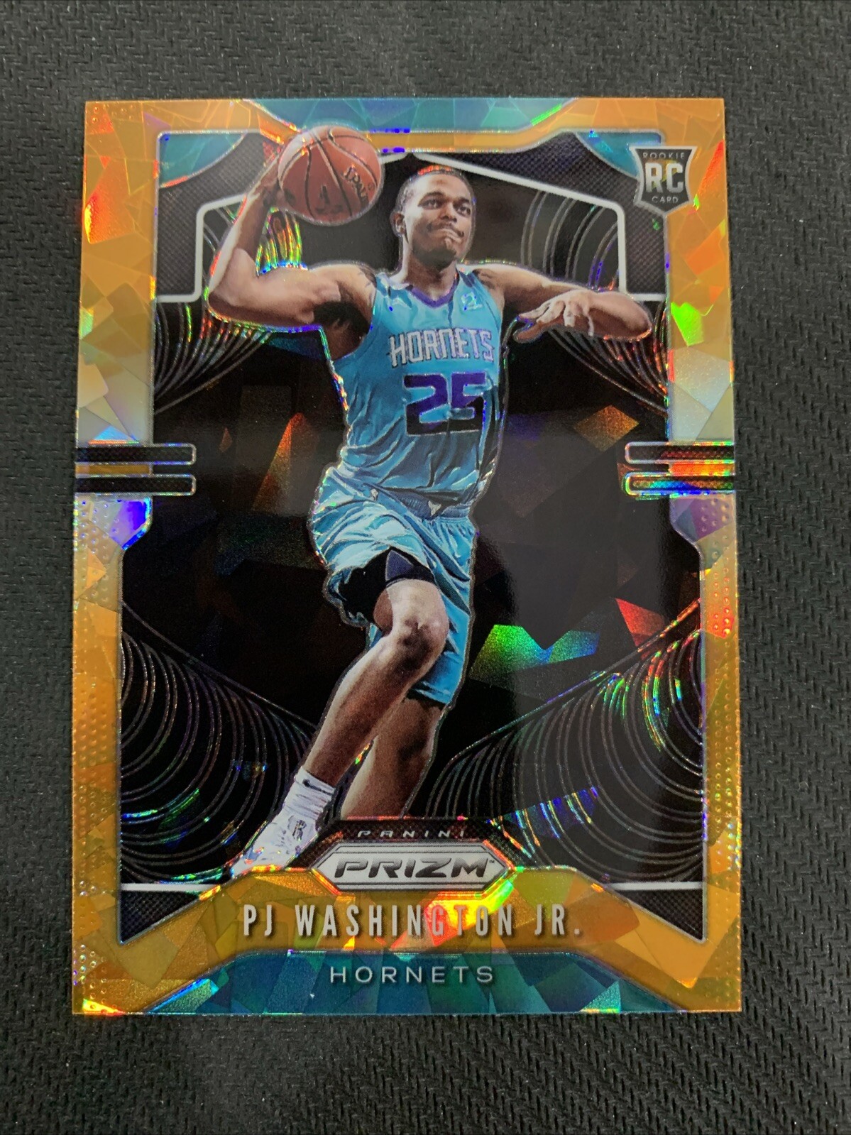 2019-20 Panini Prizm #258 PJ Washington Jr. Orange Ice Rookie Card RC