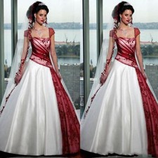 Sexy Wedding Dresses Ball Gown Short Sleeve Sweep Train Backless Bridal Gowns
