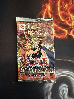 2002 Yu-Gi-Oh Pharaoh's Servant 1st Edition PSV Booster Pack EMPTY Wrapper 