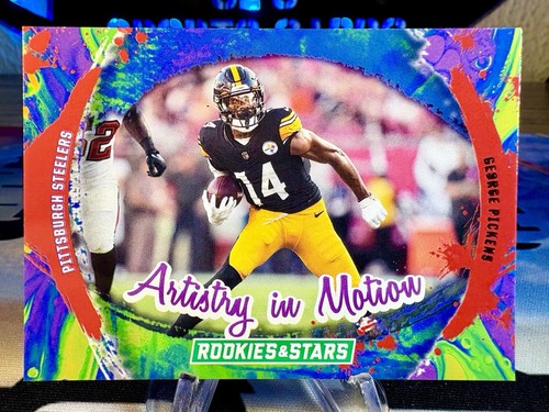 2024 George Pickens Panini Rookies & Stars Longevity Artistry in Motion #AIM-GPS - Picture 1 of 2