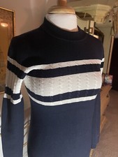 Tommy Hilfiger Women’s Color block Cable Knit sweater dress size XS