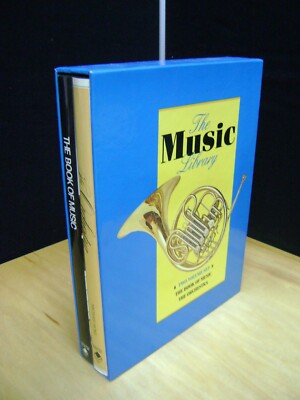 The Music Library Two Volume Set Book Music & Orchestra expansive slipcase  NICE