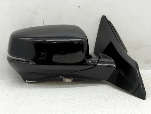 2017-2017 Honda Accord Passenger Right Side View Power Door Mirror Black LNUA7