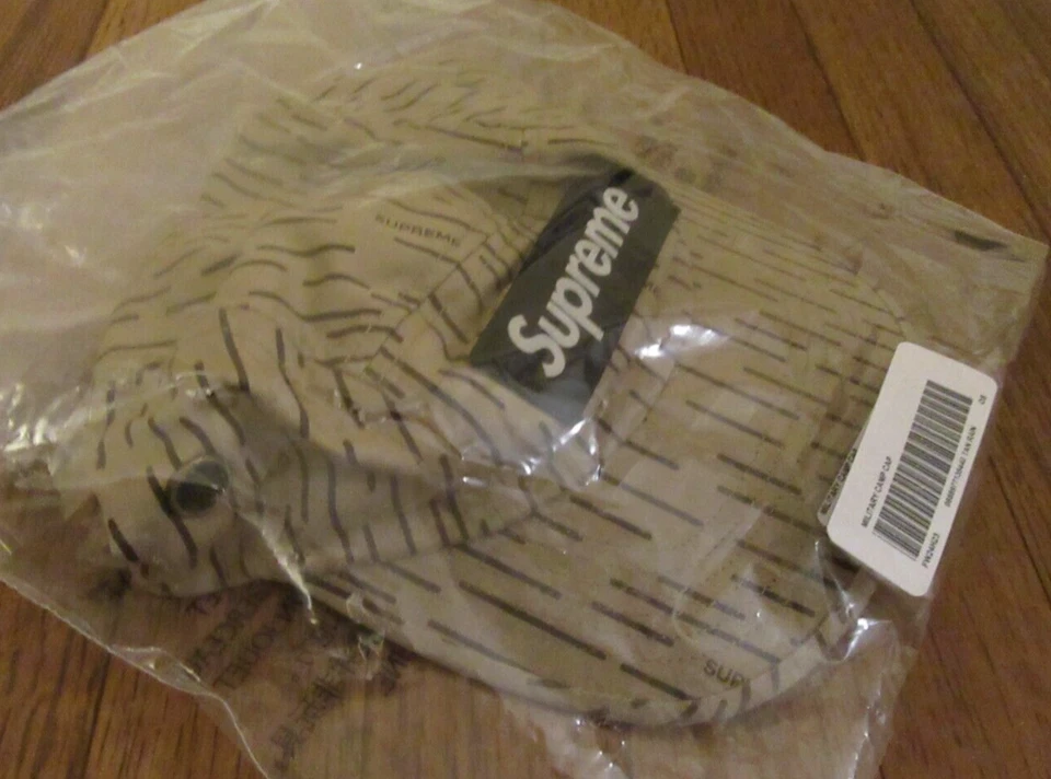 Supreme Military Camp Cap Hat Tan Raindrop FW24 Supreme New York 2024 Brand New - Image 2 of 4
