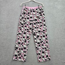 Hello Kitty Women Sleepwear Medium Pink Fleec...