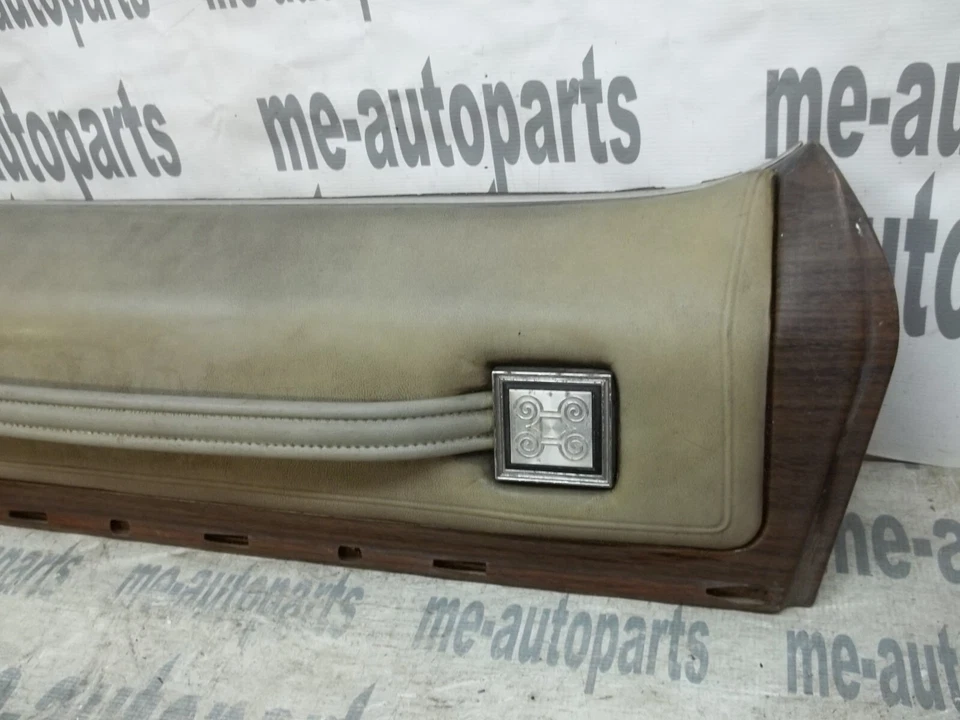 73-76 CADILLAC SEDAN DEVILLE OEM LADO IZQUIERDO DEL CONDUCTOR PUERTA SUPERIOR DELANTERA PANEL MOLDURA Foto 2 de 4