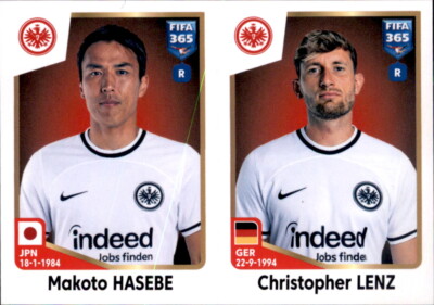 Panini Fifa 365 2023 Sticker 248 Makoto Hasebe/Christopher Lenz