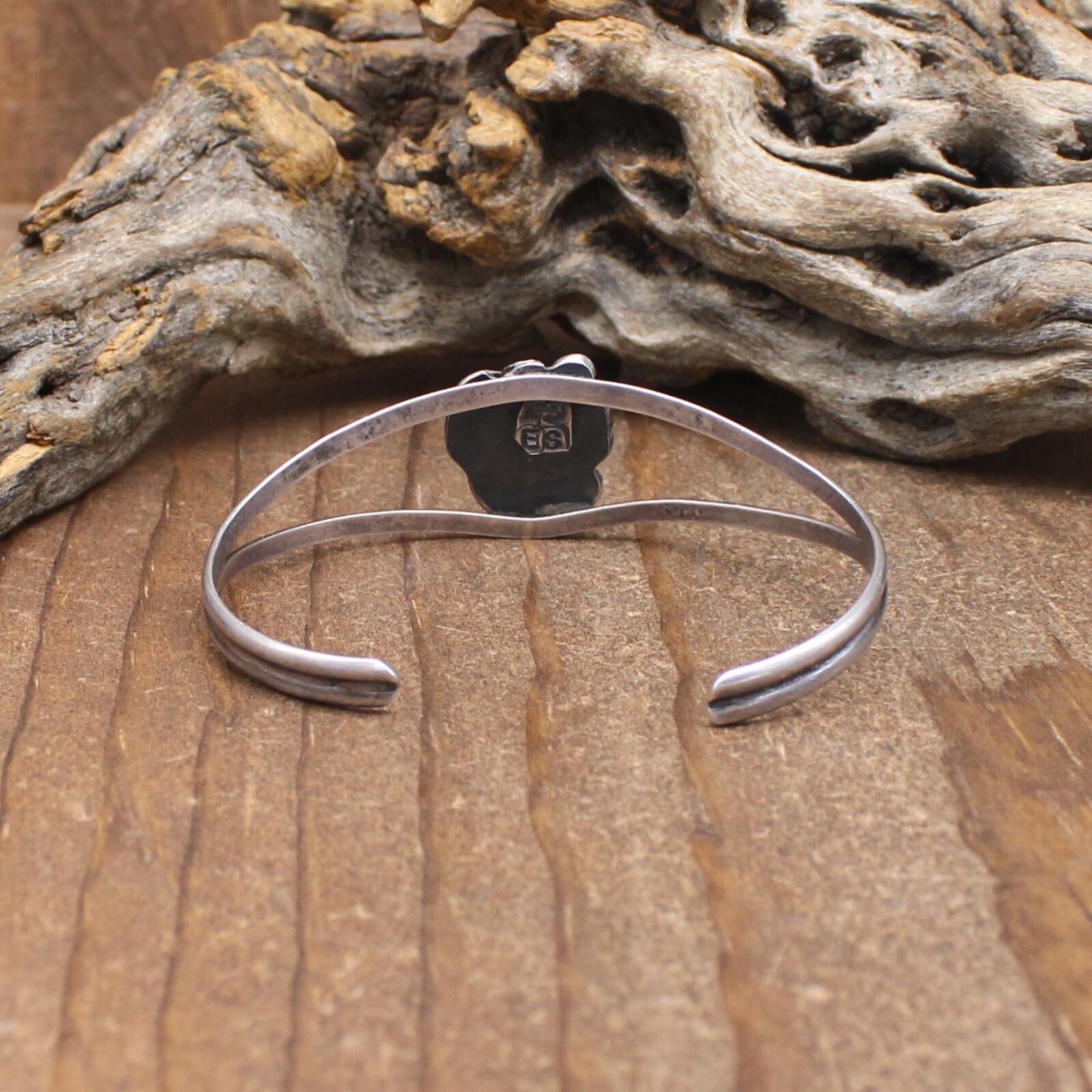 Sterling Silver Split Shank Abalone Cuff Bracelet - image 4