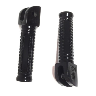 Black Racing foot pegs for 2011 2012 2013 Kawasaki ZX-10R ZX10R ZX