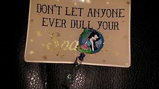 Crystals DISNEYS PIXIE FAIRY I.D. Badge Holder CAPRI BLUE