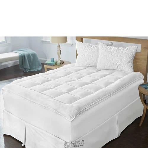 Loft-Restoring Hypoallergenic Fiberbed Topper White Twin w/ Bed Skirt Polyester
Opens in a new windo