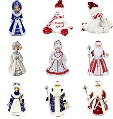Weihnachtsmann Väterchen Frost Snegurochka Schneemädchen Снегурочка Дед Мороз - Bild 1 von 4