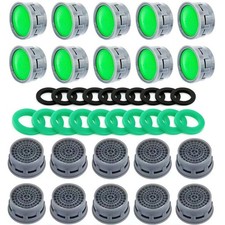 Faucet Aerator 2.2GPM Flow Limiter Insert Faucet Aerator Replacement Part Use...