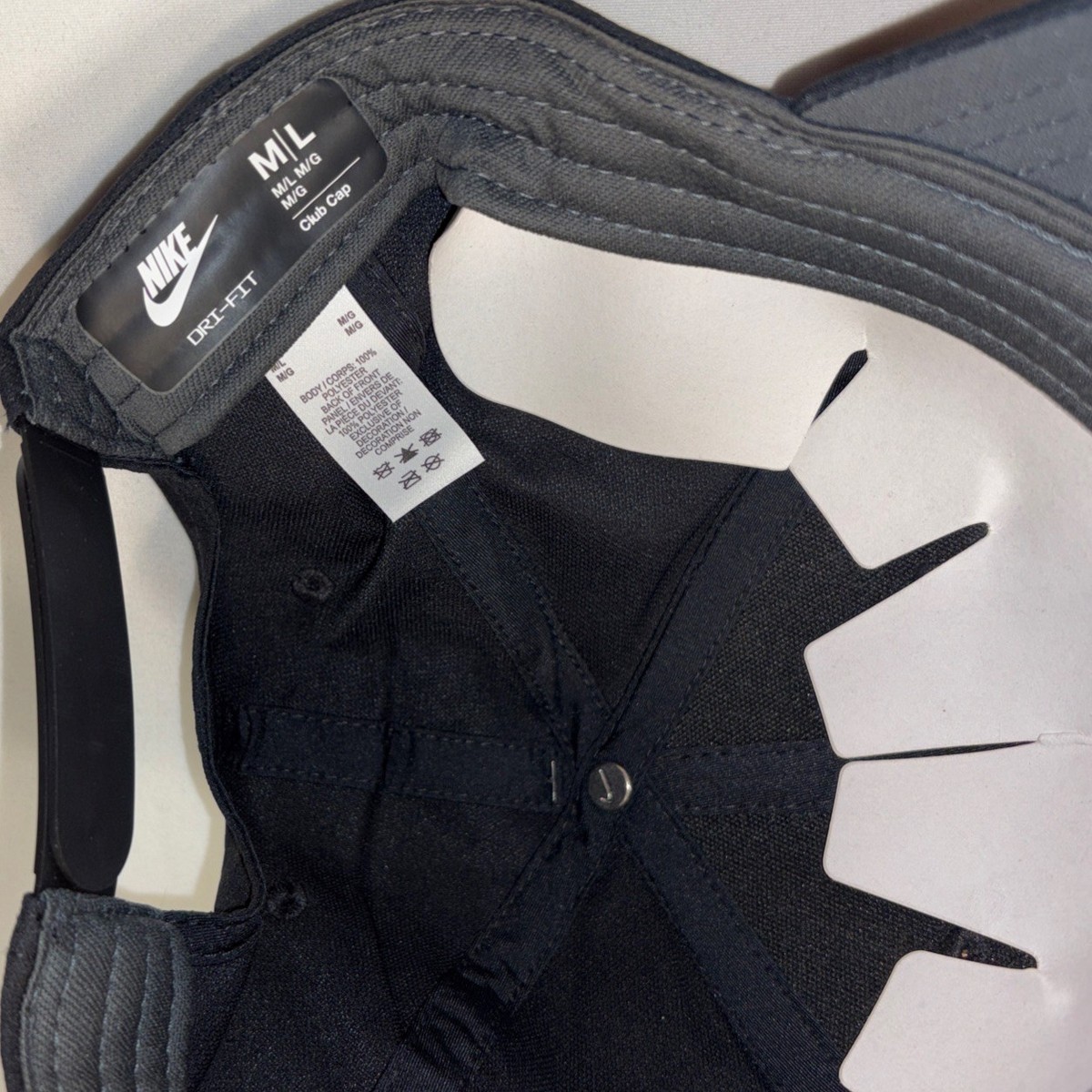 Nike Cap Hat Structured Club Snap back FV5563-010 Black Adult