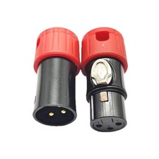 1PCS Colorful 3Pin Microphone Male Female Plug Shockproof Lightweight Portable