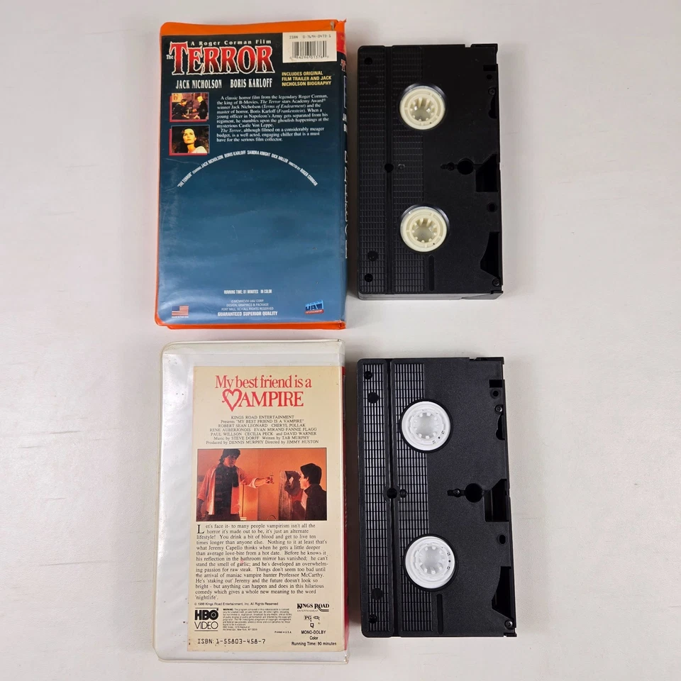 VHS Horror Lot Critters 4 Hell Night Rasputin Pitch Black The Believers Hannibal - Image 3 of 4