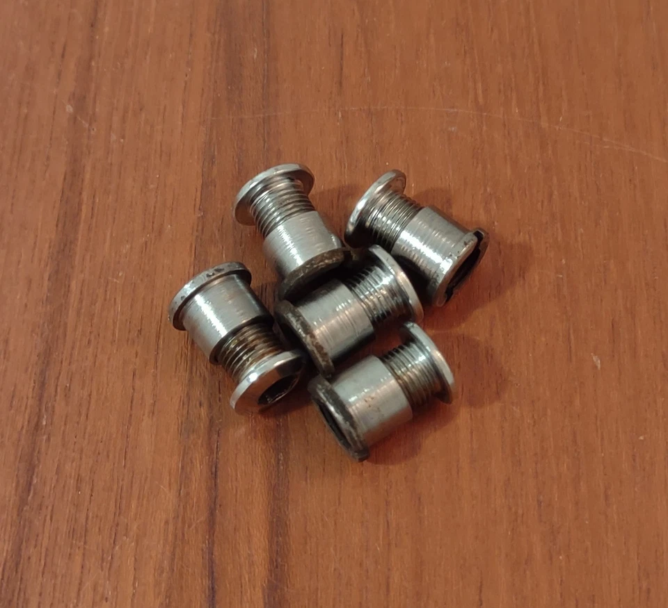 Vintage Old Bike Biking Shimano Double Chainring Bolts Bicycling Cycling - Image 2 of 3