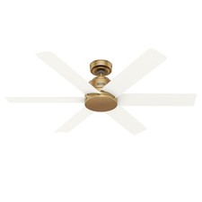 Hunter Fan 52 inch Gold Outdoor Ceiling Fan with 6 Blades and No Light