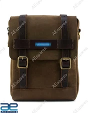 Leather Tank & Tail Bag Dark Brown Fits For BSA Triumph Royal Enfield Motorcycle