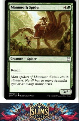 Magic the Gathering MTG Dominaria Mammoth Spider #171 Buy 2 Get 1