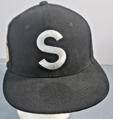Supreme Jesus Piece S Logo New Era NEW Size 7 3/8 Fitted