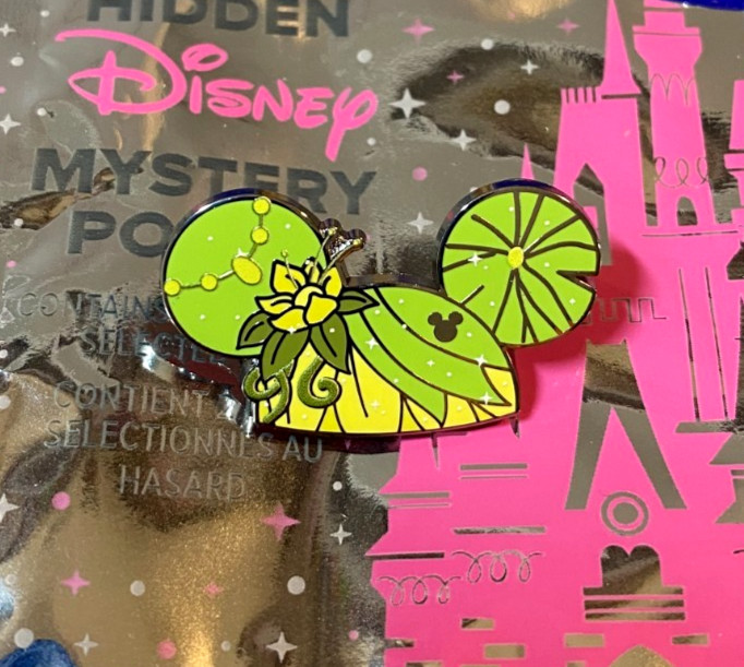 🐸 2025 Disney WDW Earhat Hidden Mickey Pin Princess And Frog Tiana Wave B Pin