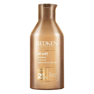 Redken All Soft Shampoo für trockenes brüchiges Haar mit Arganöl Omega-6