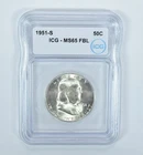 1951-S Franklin Half Dollar MS65 FBL ICG