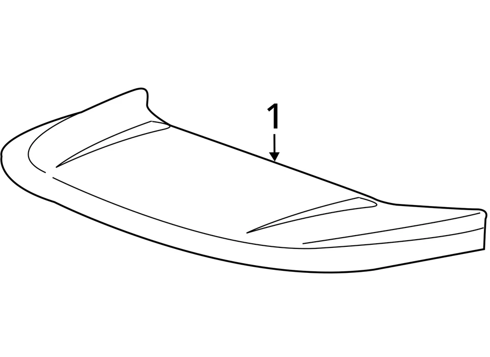 Used Hood fits: 2018 Ford Edge  Grade C Foto 4 de 4