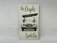 Original Brochure - Experimental Show Car - Chrysler Special 1953