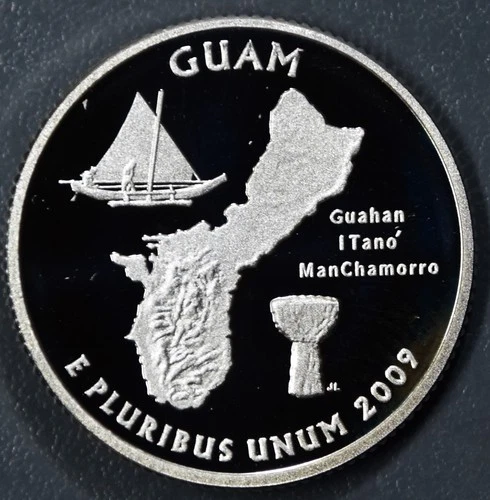 2009-S DC and US Territories Quarters Guam Proof — photo from the most recent tracked eBay sale