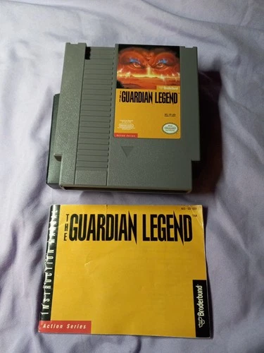 Guardian Legend (NES, 1989) Cartridge, Manual, & Sleeve. Tested
