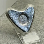 POURED SILVER  HEART OF TEXAS  999+ PURE  LIMITED 3 oz EDITION TGR