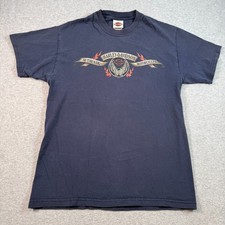 VTG Harley Davidson Made in USA T Shirt Mens M High Desert Boise Print Beefy T