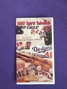1995 San Bernardino Spirit pocket schedule
