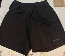 Columbia PFG Omni-Shade Men's Black Mesh Fishing Shorts L Cargo Adjustable Waist