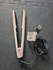 Lange Ceramic Flat Iron Hair Straightener Blush Pink 1" HS098 Swivel Cord