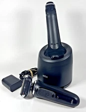 Braun S7 Electric Shaver w/ Cleaning Base 5434 and Power Cable