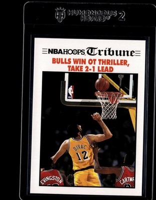 1991-92 Hoops #540 Bulls Win OT Thriller, Take 2-1 Lead