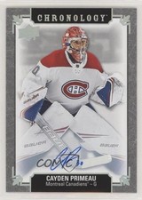 2019 Upper Deck Chronology Franchise History Cayden Primeau #FH-MO-CP Auto hj3