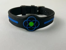 Body Align Energy Band Black & Blue Wellness Wrist Strap Watch