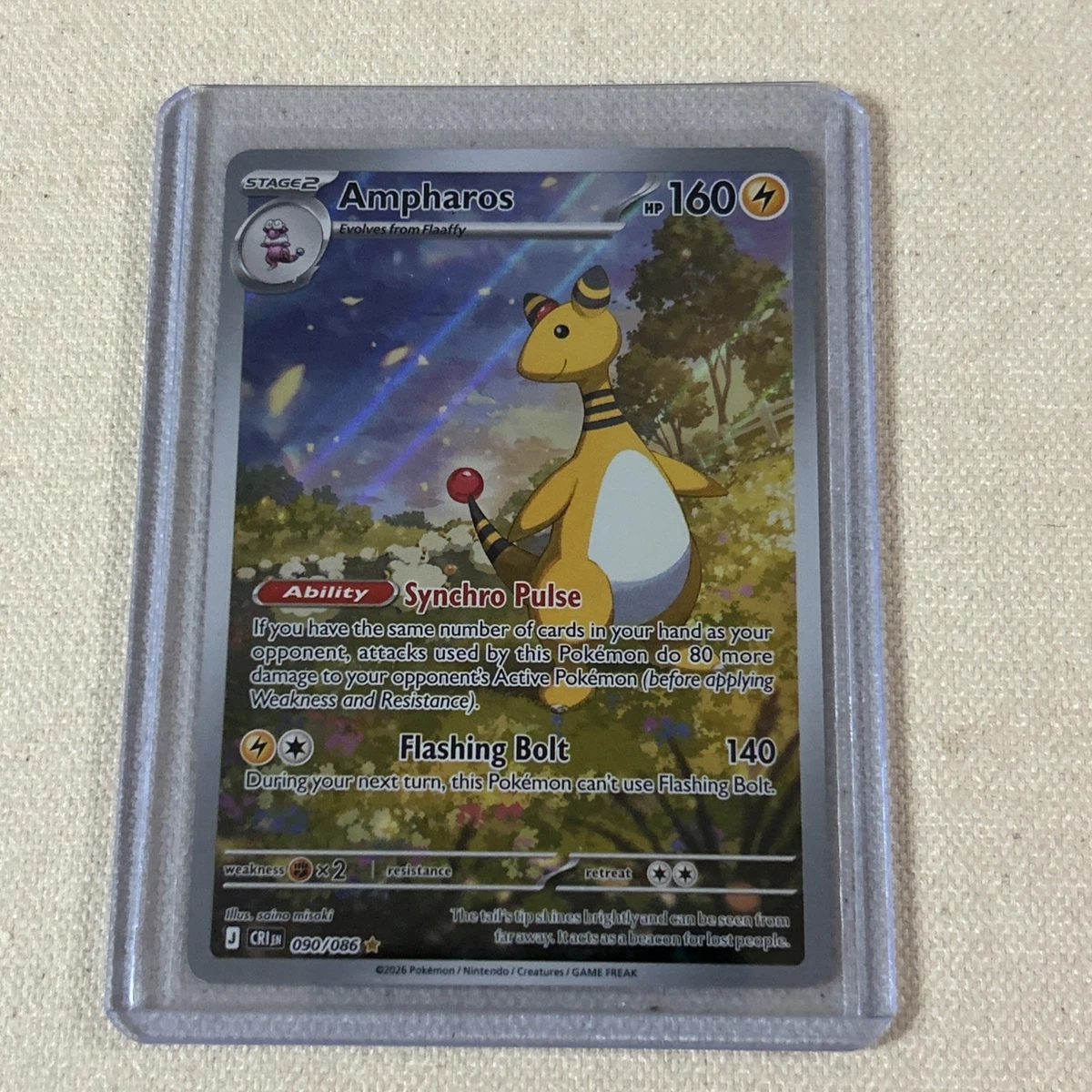 ampharos stage 2 pokemon card value Amazon.com: Pokemon - Ampharos V - 171/185 - Vivid Voltage main image 0