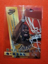 1996-97 Bowman's Best Shots #BS3 Shaquille O'Neal Refractor Los Angeles Lakers