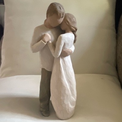 Willow Tree Promise Couple Love Figurine, Resin Free-Standing Sculpture