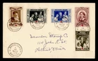 DR WHO 1939 BELGIUM FDC? RED CROSS SEMI POST COMBO M81889