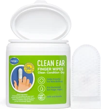 Ear Cleaning Finger Glove - Human Ear Brush - Safely Remove Earwax, Sweat, Oil &
