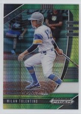 2020 Panini Prizm Draft Picks Green & Yellow Hyper Milan Tolentino #PDP124 17t2